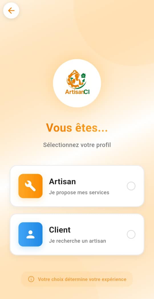 Aperçu réel d'Artisanpro CI